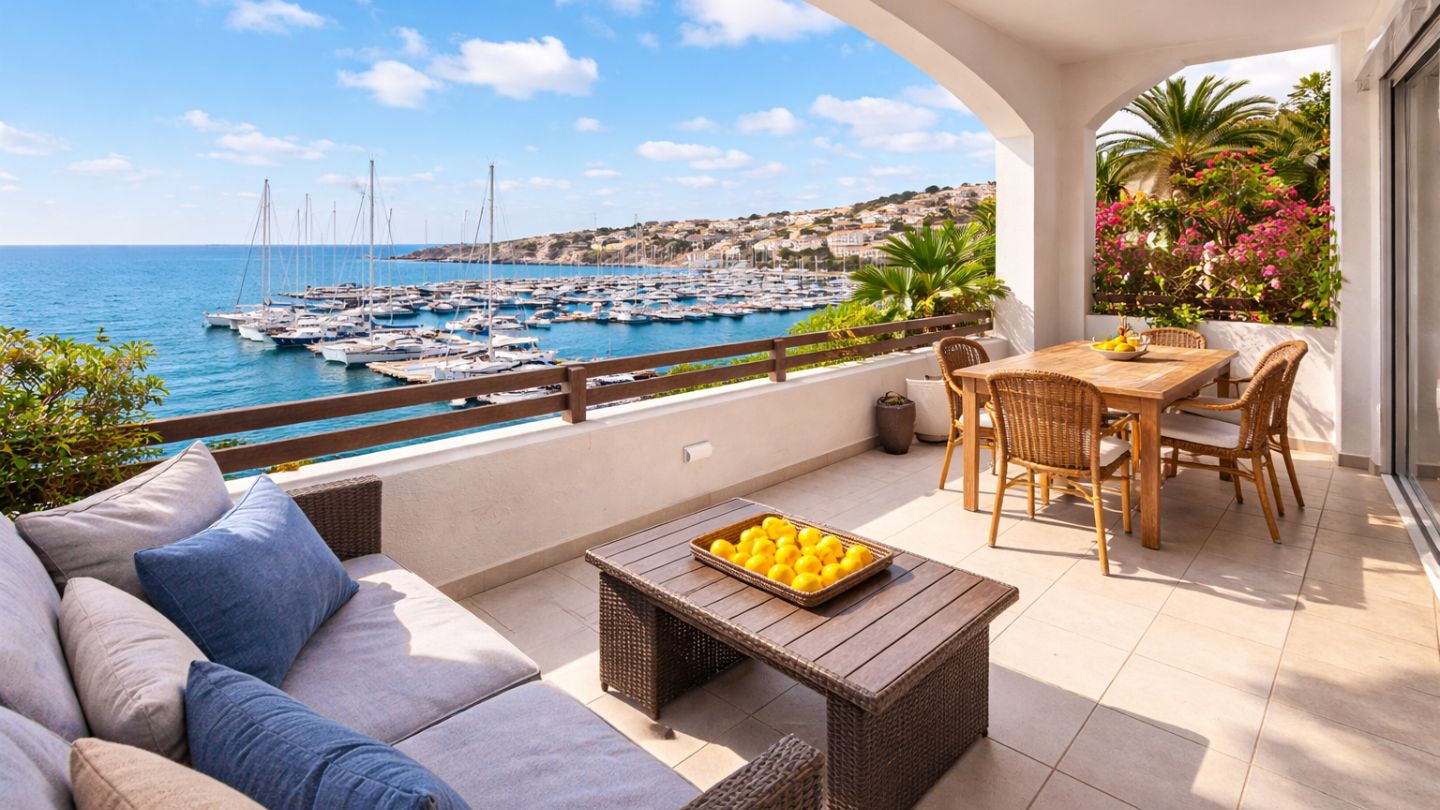 Menorca marina property