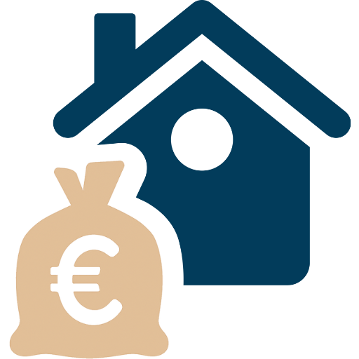 Financing icon euro icon for financing options in france