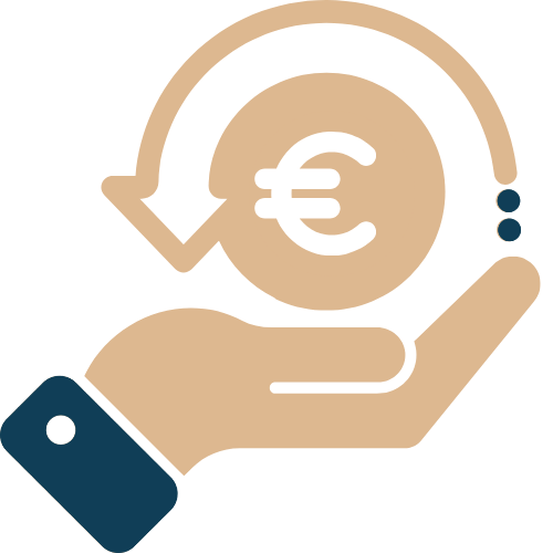 Tax Incentives icon for the tax incentives available to people buying property in France