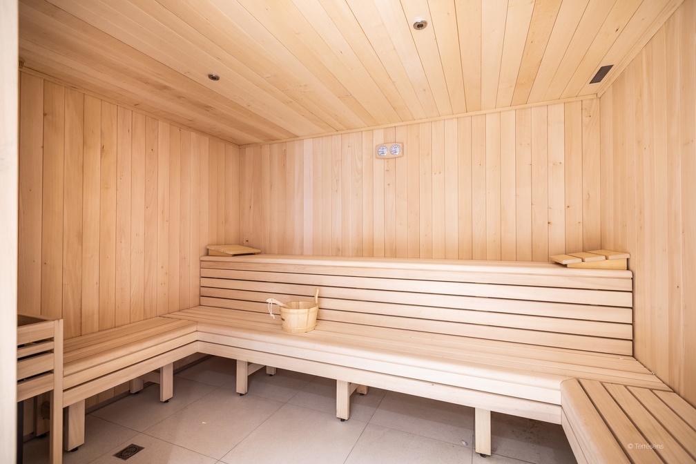 Le Coeur des Cimes, new apartments for sale in Montalbert: Photo of sauna