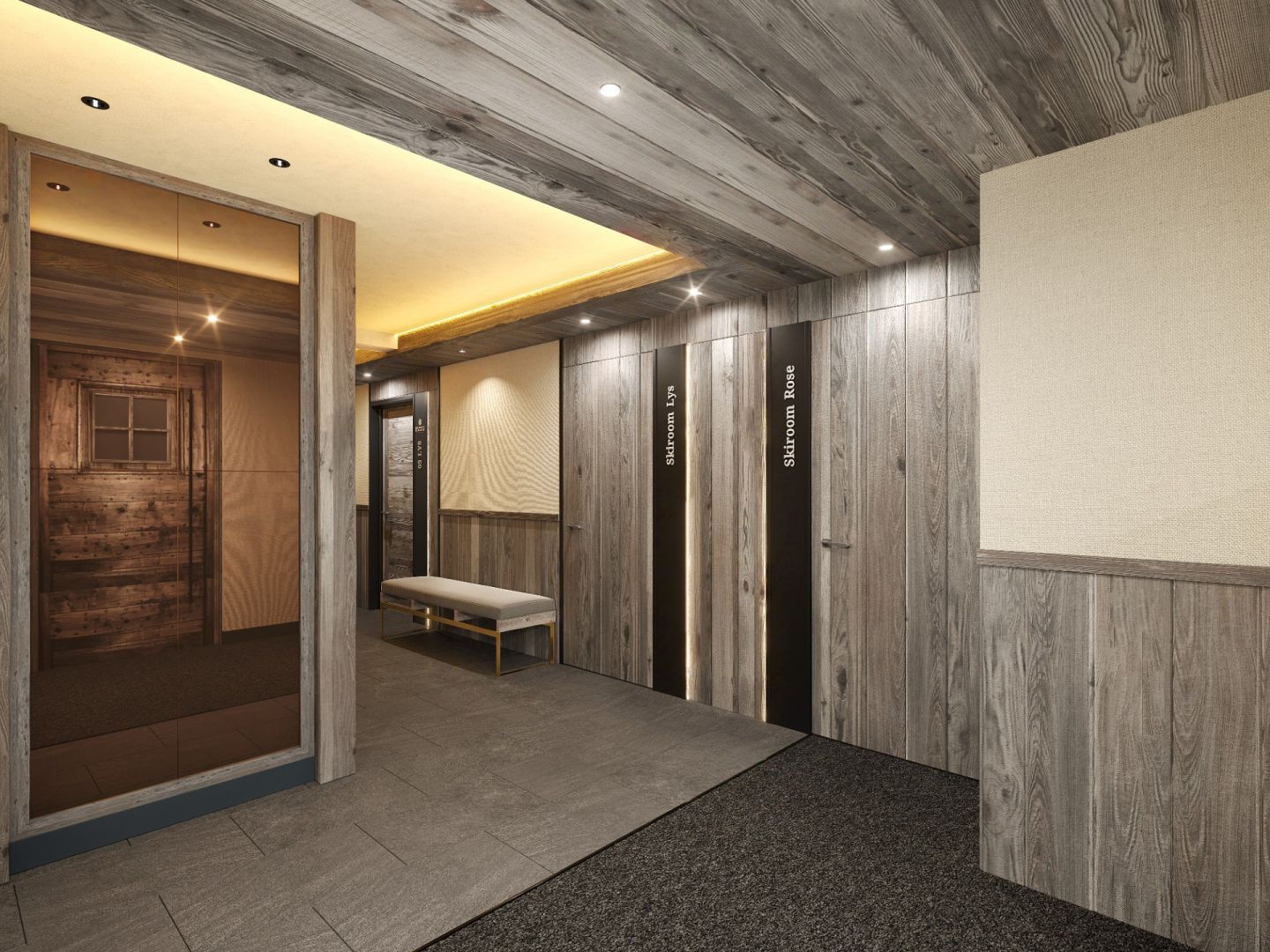 Les Jardins de Julliet, New Luxury Apartments for Sale in Val d'Isère: photo of ski room example