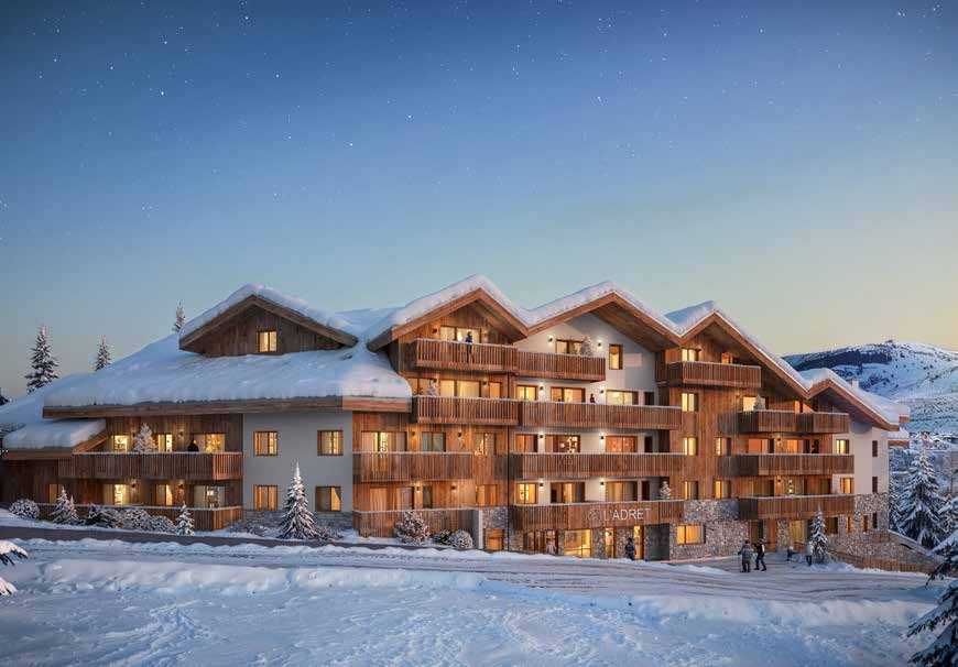 L'Adret New Apartments for Sale in Les Deux Alpes: photo of building