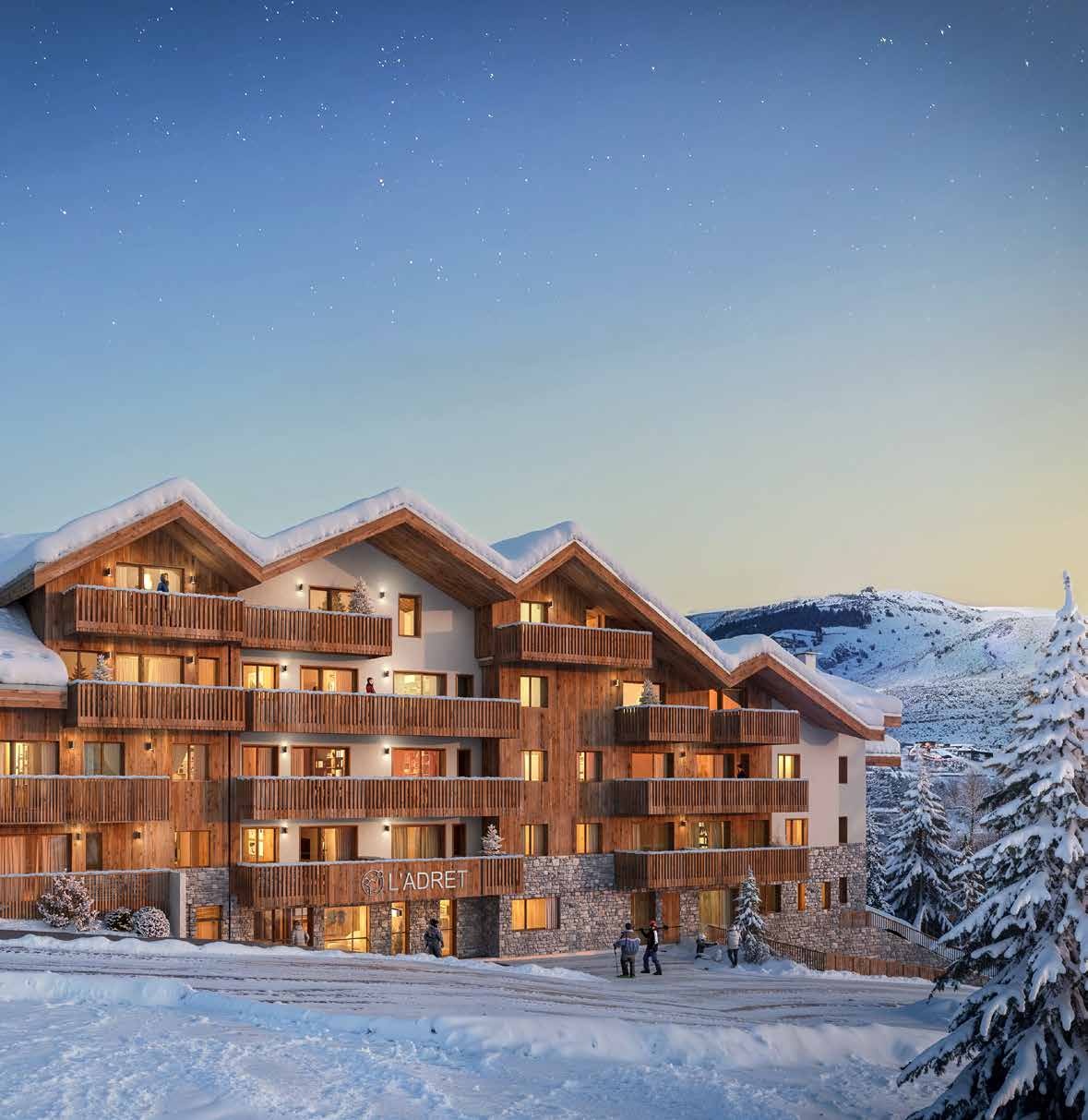 L'Adret New Apartments for Sale in Les Deux Alpes: photo of building alt