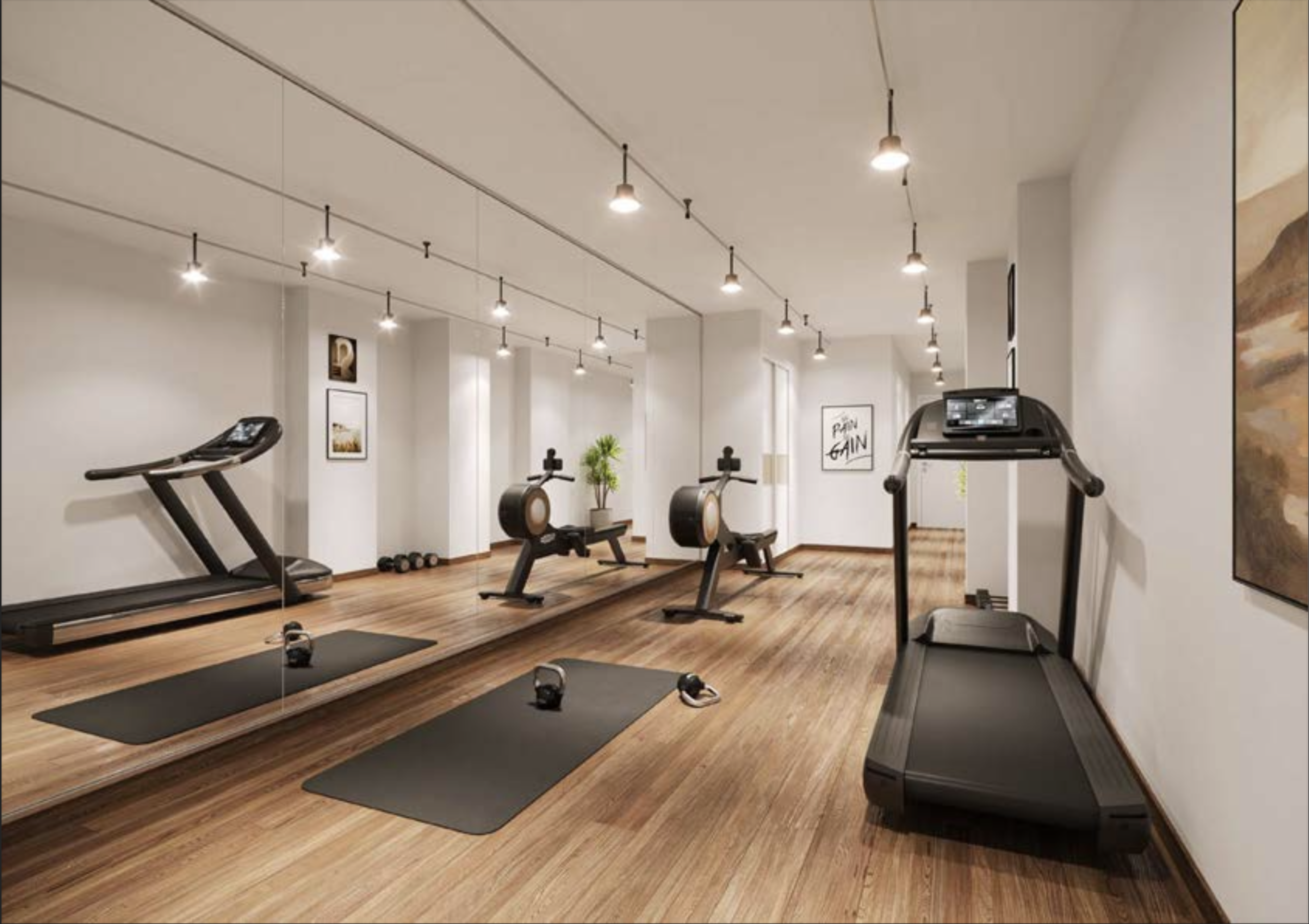 L'Héritage. New Apartments For Sale in Morzine: photo of fitness room