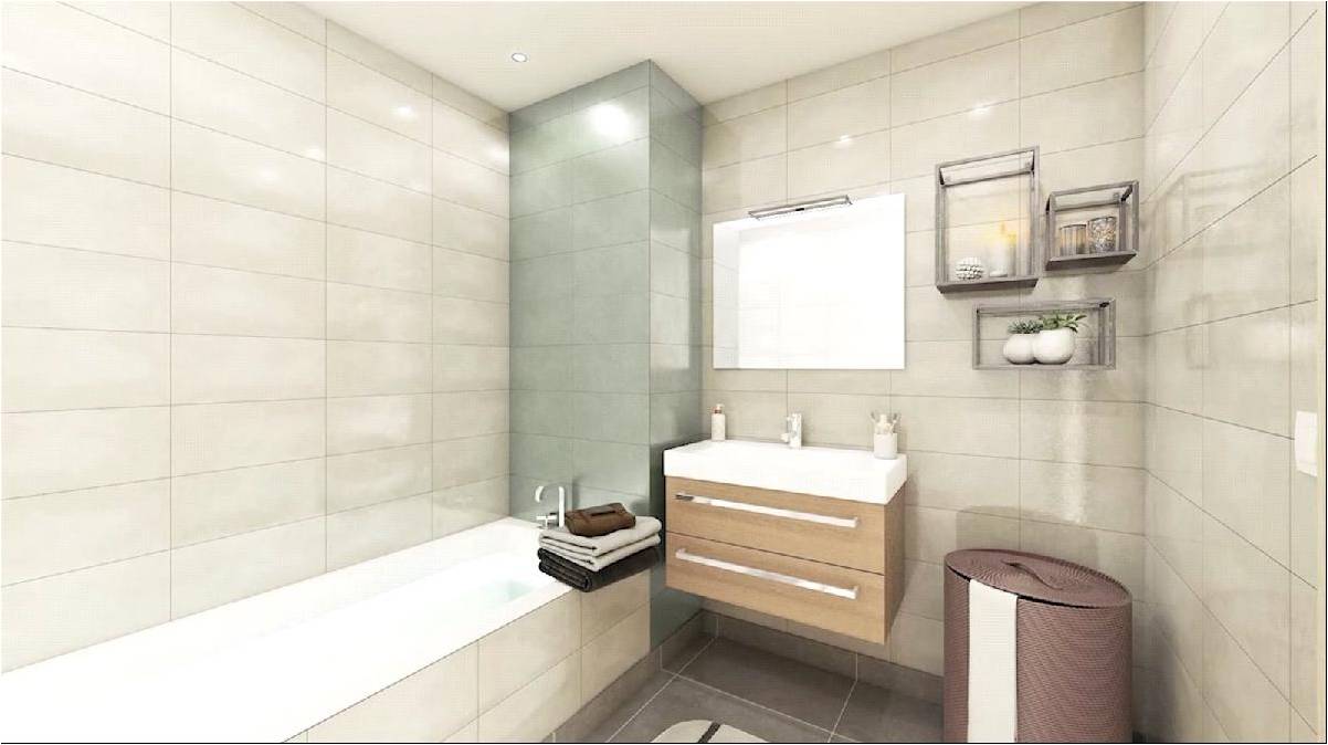 L'Alpée, New Apartments For Sale in Montriond: photo of bathroom example