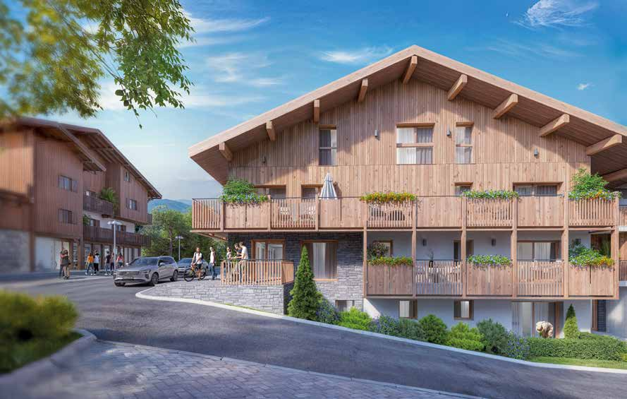 Pure mont blanc | New apartments and duplexes for sale in Les Houches near Chamonix. photo of building exterior day time 2