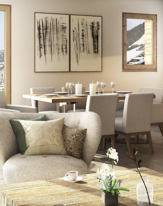 Le Savoy. New Apartments For Sale in Châtel: photo of dining room