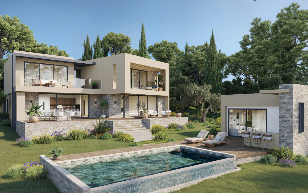 Les Costes - New Villas for Sale in Mougins - Villa 4 building