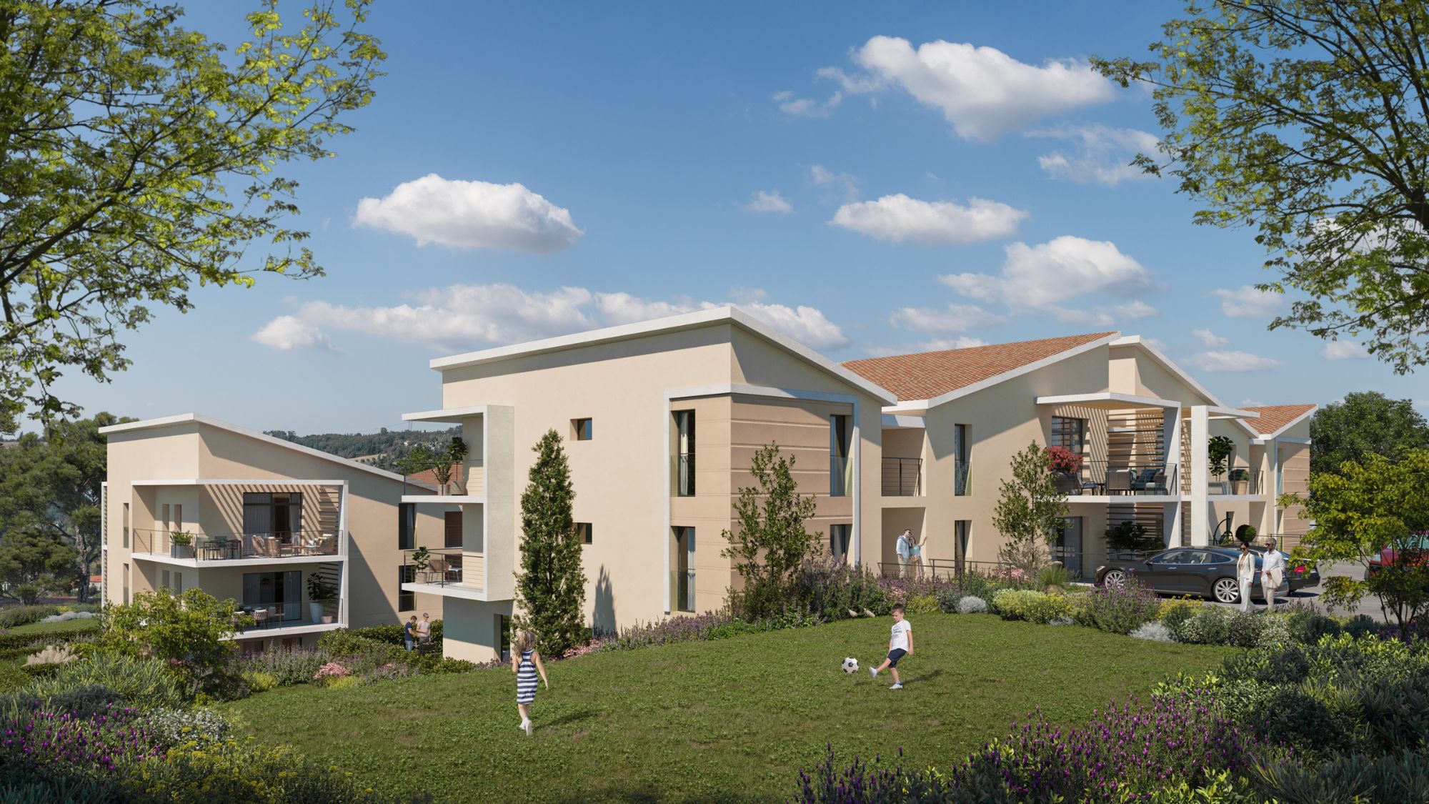 Asya - New Apartments for sale in Valbonne - building exterior 2