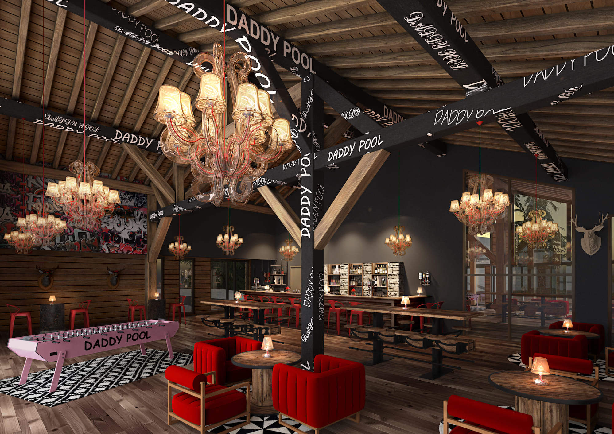 L'Atima bar and tapas restaurant - new apartments & chalets for sale Megève