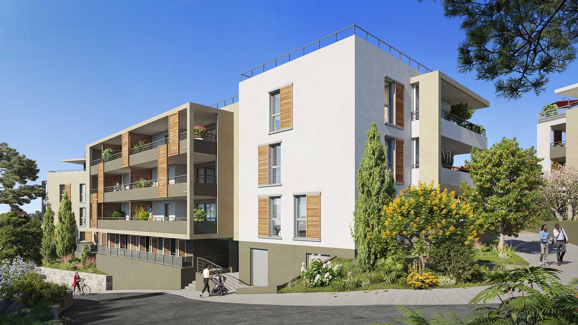Le Belvédère - New apartments for sale in Saint-Laurent-du-Var - Building exterior 2