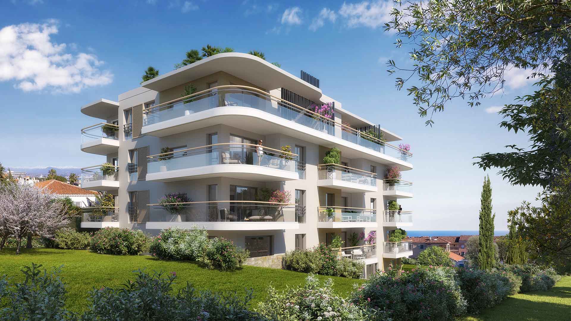 Nouvelle Vague - New apartments for sale in Antibes - building exterior 2
