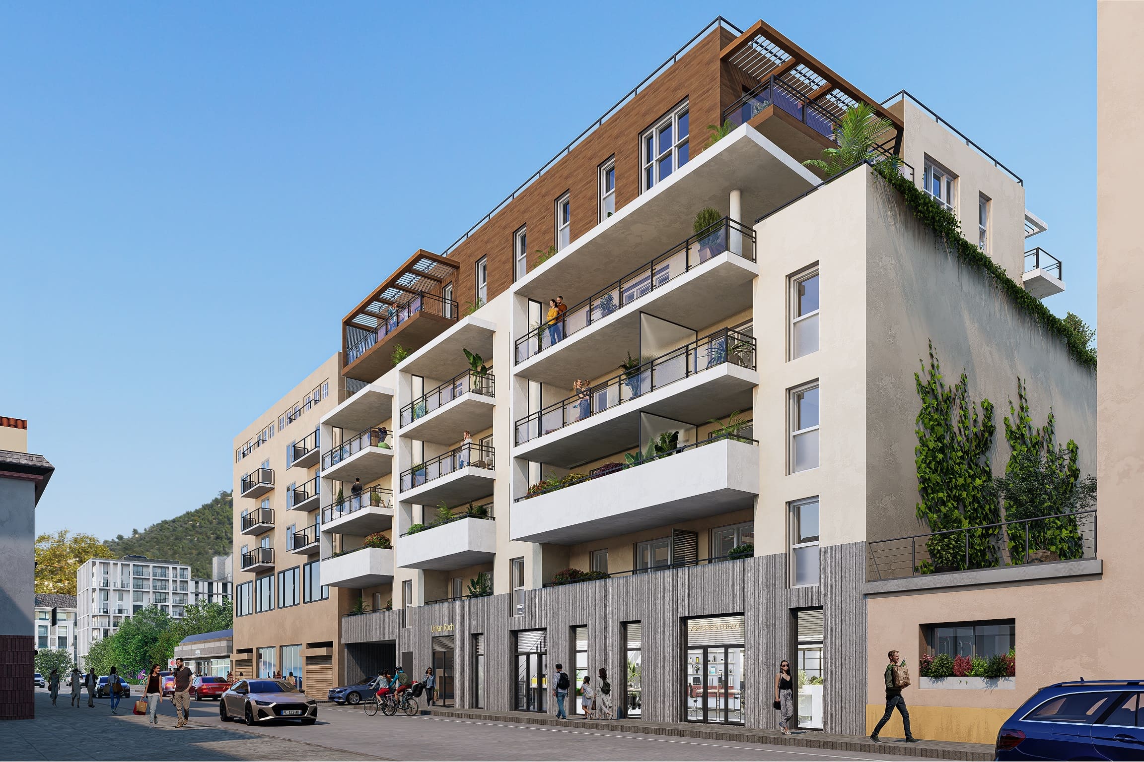 Urban Roch - New apartments for sale in Nice - building exterior day