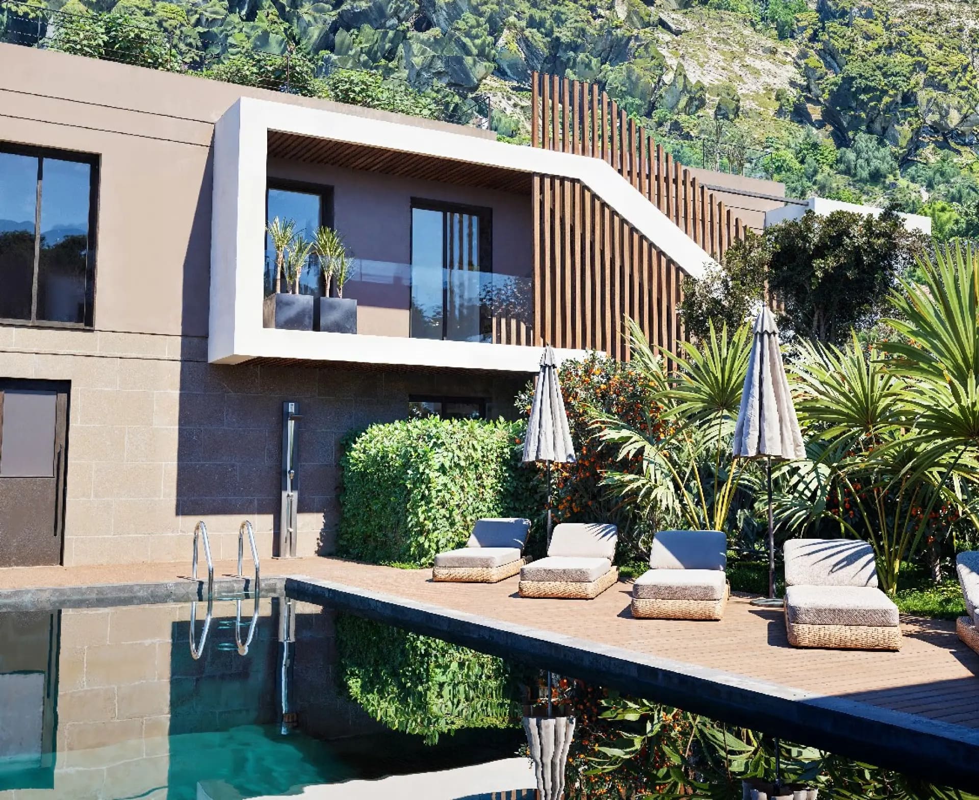 Elyzea - New Apartments for sale in Eze - communal pool
